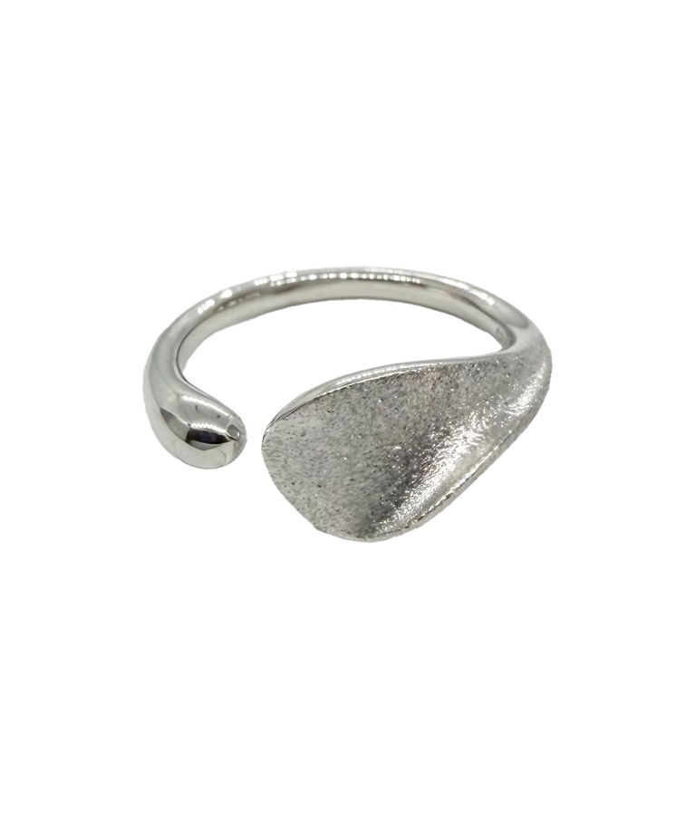 Silverring Open Circle rhodium