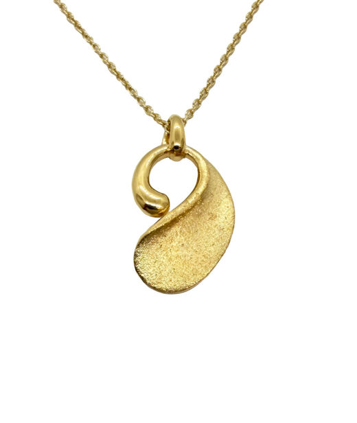 Silverhalsband Open Circle fg