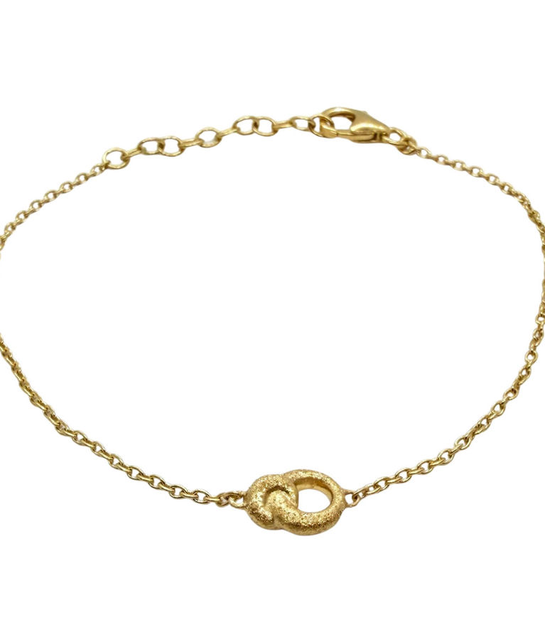 Silverarmband SmallHeart Knot fg