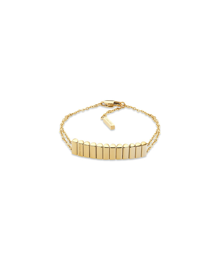 Stålarmband Modern Repetition gold