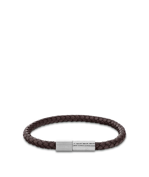 Stålarmband Industrial Facets Brown