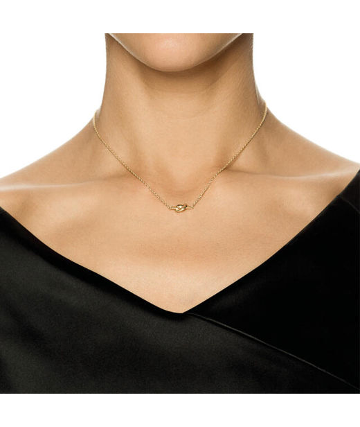 Silverhalsband Love Knot fg