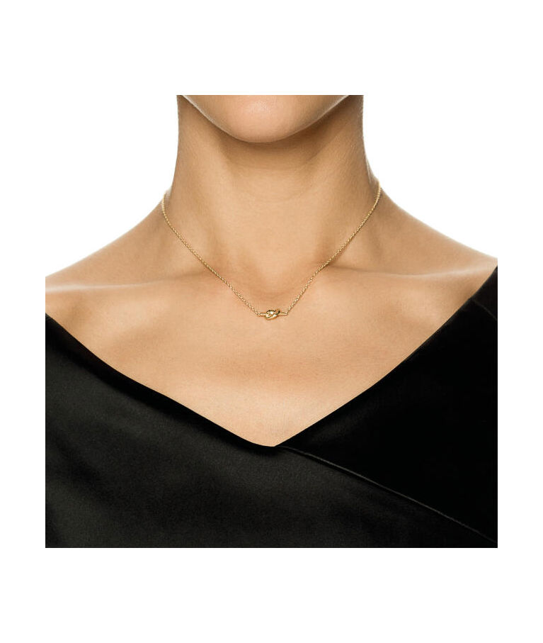 Silverhalsband Love Knot fg