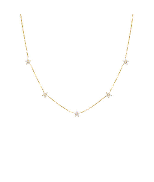 Stålhalsband Ellie Gold
