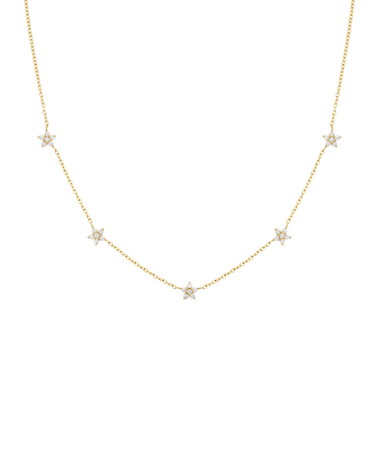 Stålhalsband Ellie Gold