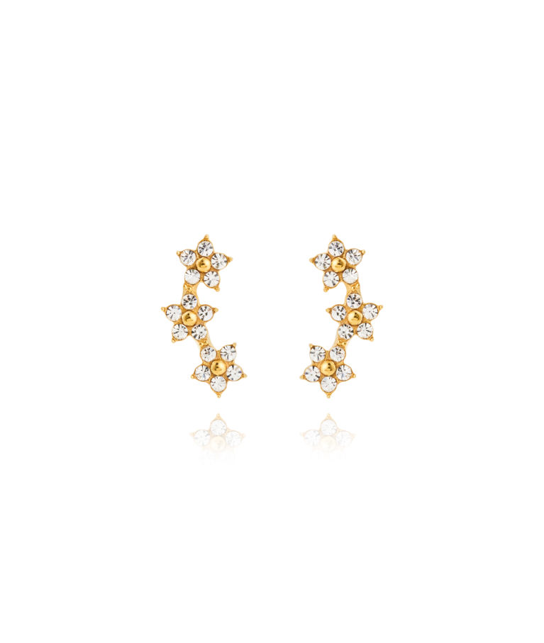 Stålörhängen Ellie Gold Studs