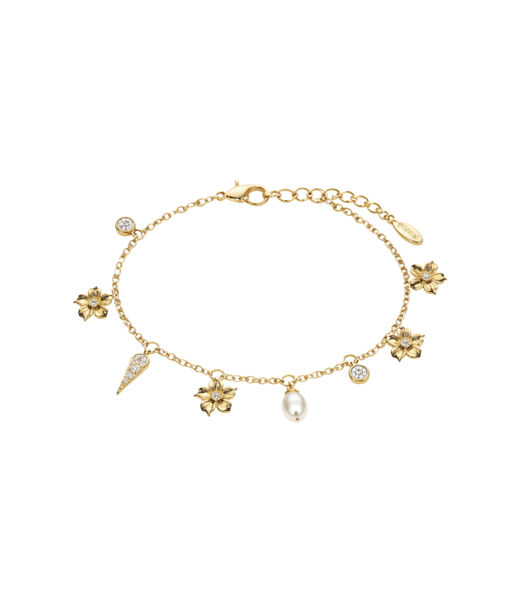 Mässingsarmband LA FLEUR CHIC gold