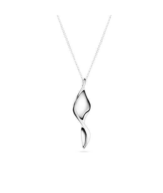 Silverhalsband FOGLIA GRANDE