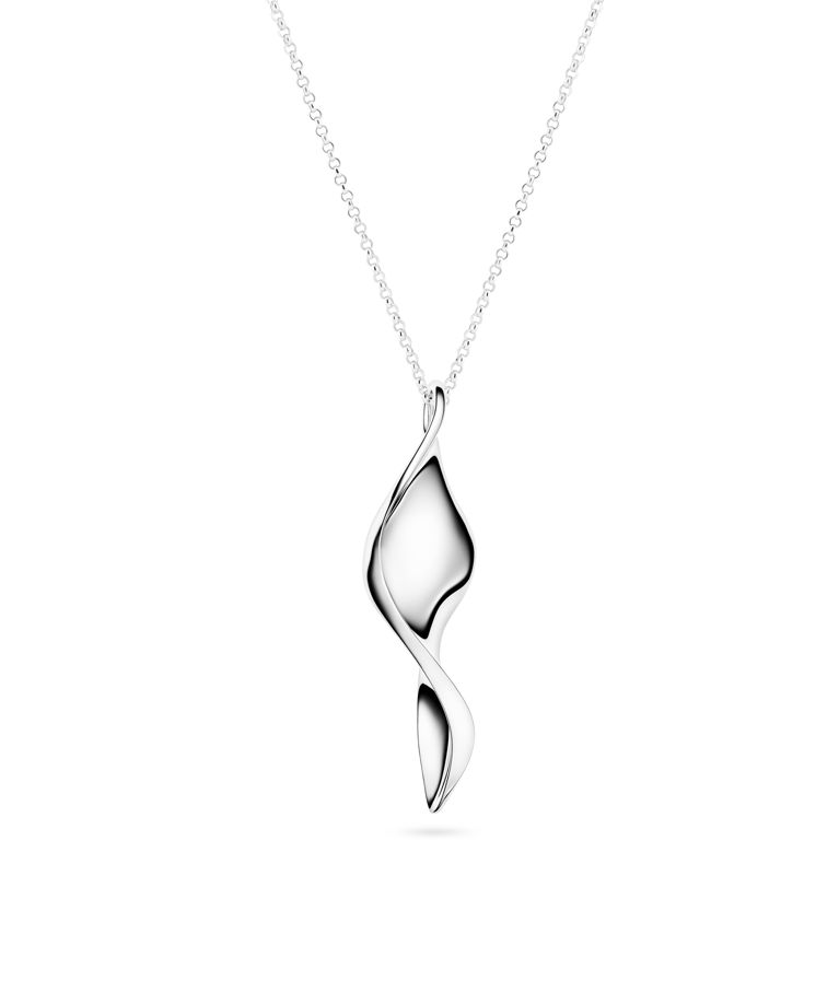 Silverhalsband FOGLIA GRANDE