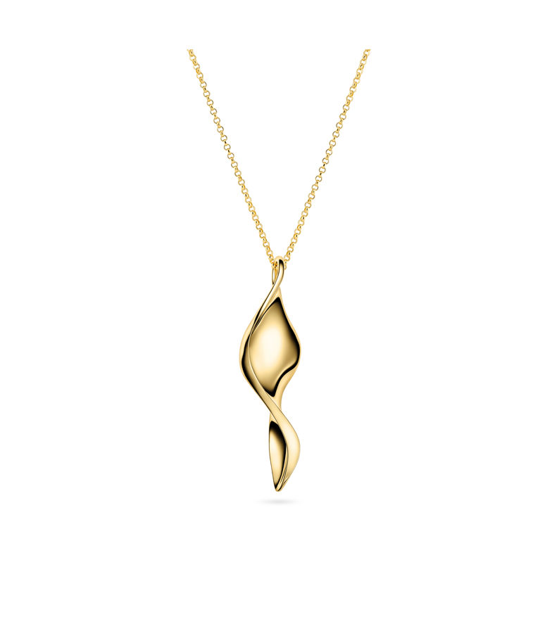 Silverhalsband FOGLIA GRANDE fg