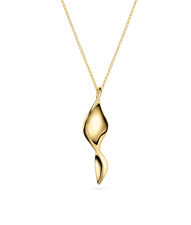 Silverhalsband FOGLIA GRANDE fg
