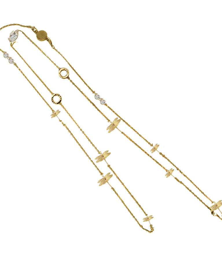 Mässingsarmband DRAGONFLY REBORN ICONIC Gold