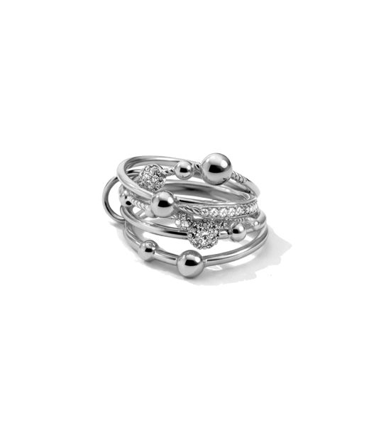 Mässingsring BERRY STUDIO SPARKLE 8 Silver