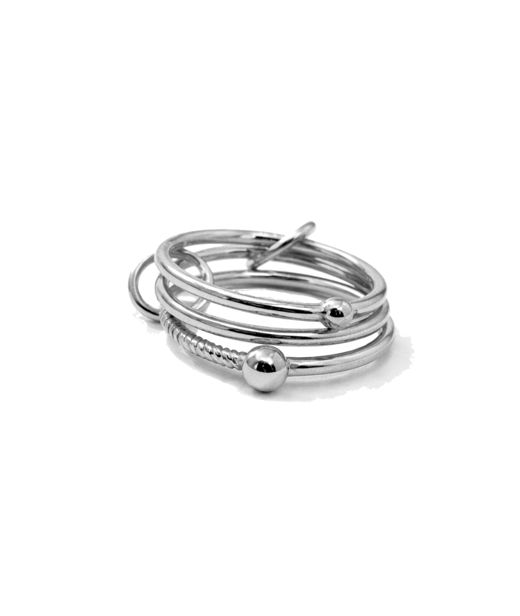Mässingsring BERRY STUDIO 7 Silver