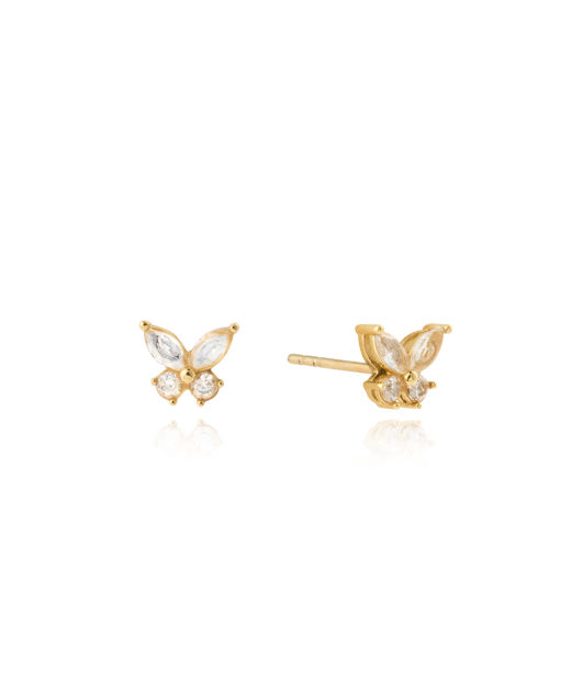 Butterfly Studs Gold