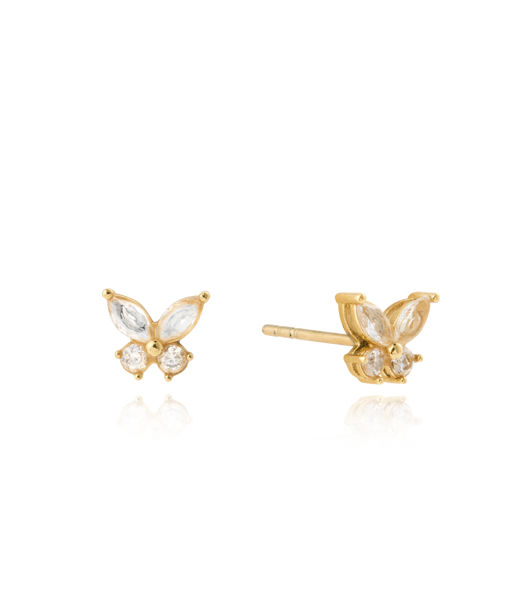 Butterfly Studs Gold