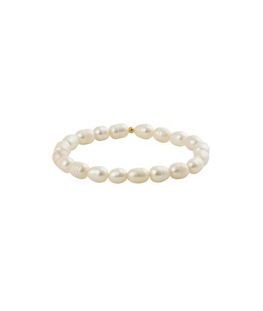 Stålarmband Aura Pearl gold