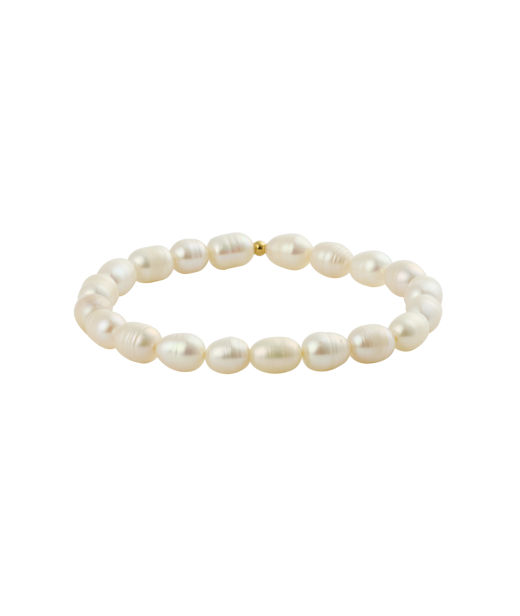 Stålarmband Aura Pearl gold