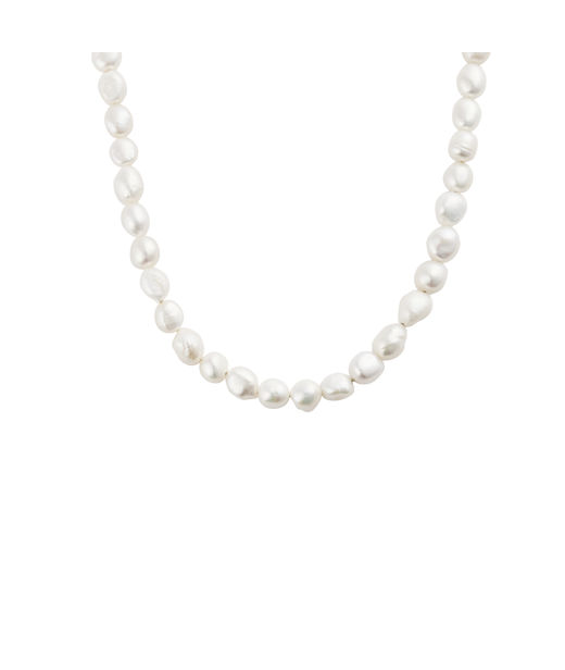 Stålhalsband Aura Pearl