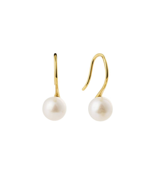 Stålörhänge Dream Pearl gold