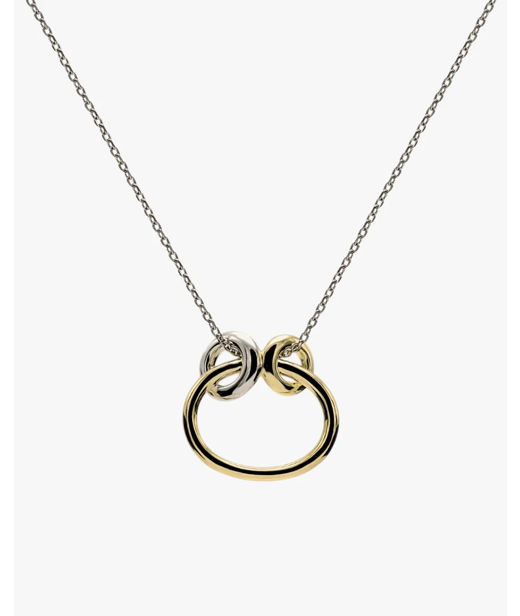 Silverhalsband Hoop bic.
