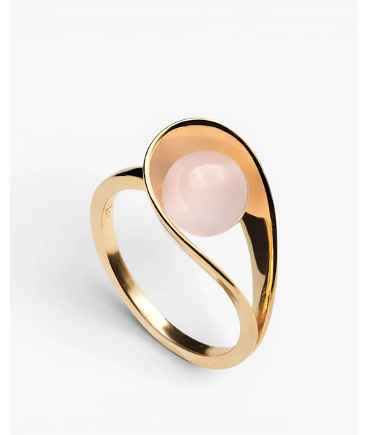 Silverring Pink Cabochon fg