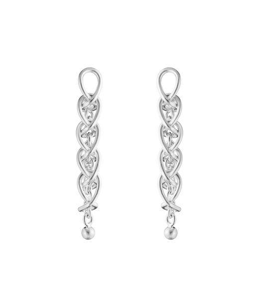 Silverörhängen WEFT 5 LINKS