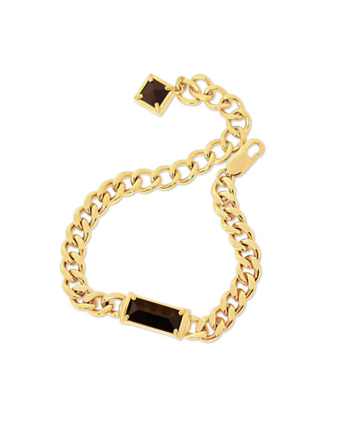 Stålarmband Dynasty Bar gold