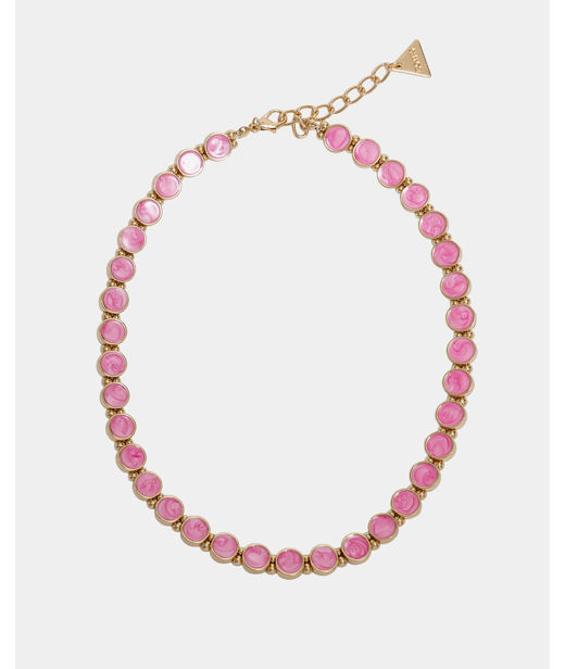 Plasthalsband Ava Petite Pearl Strong Pink Gold