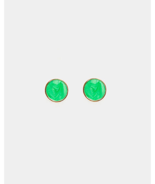 Plastörhänge Ava Petite Pearl Strong Green Gold