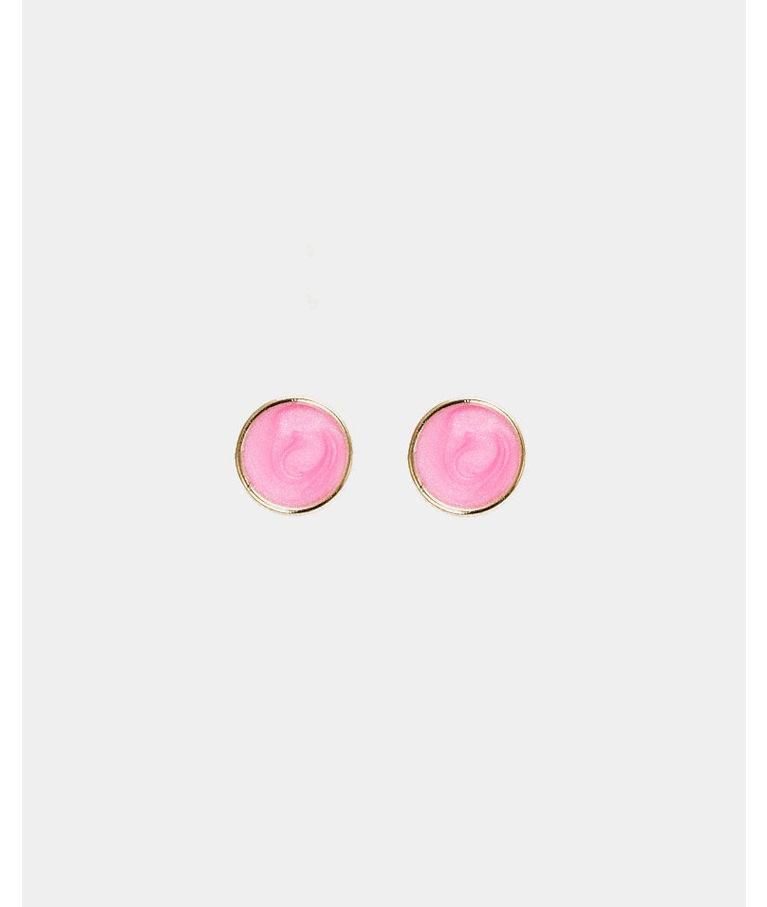 Plastörhänge Ava Petite Pearl Strong Pink Gold