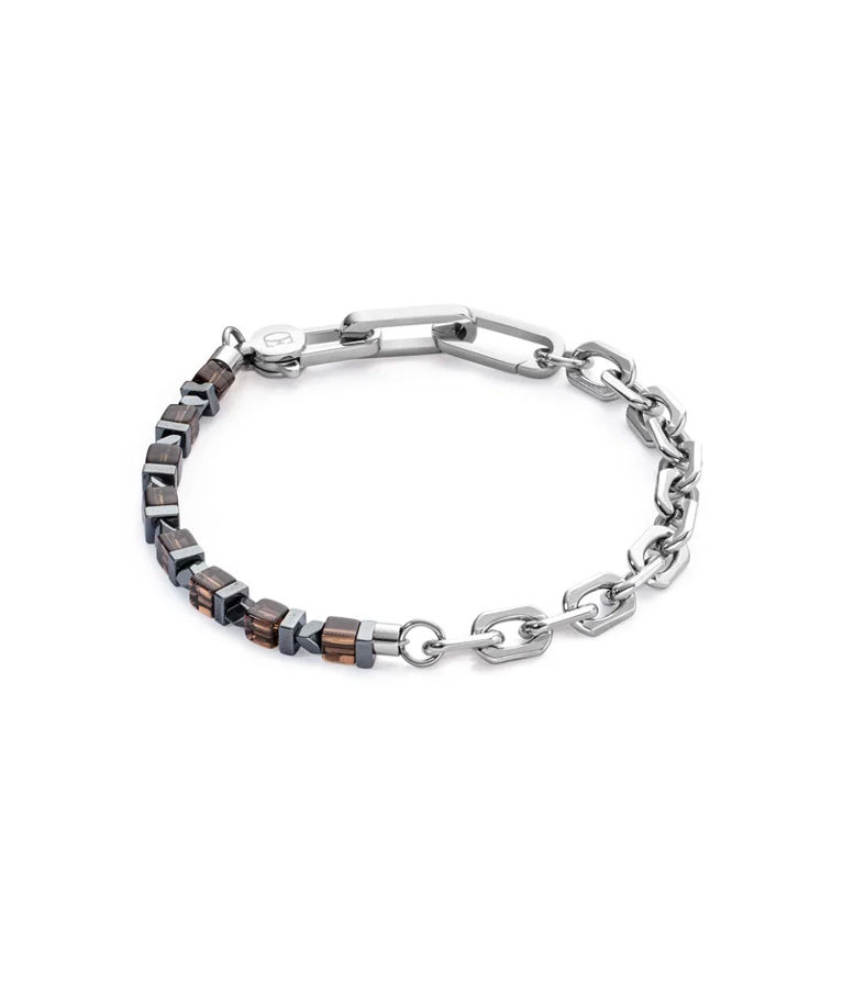 Stålarmband Precious Fusion Link Chain Brown