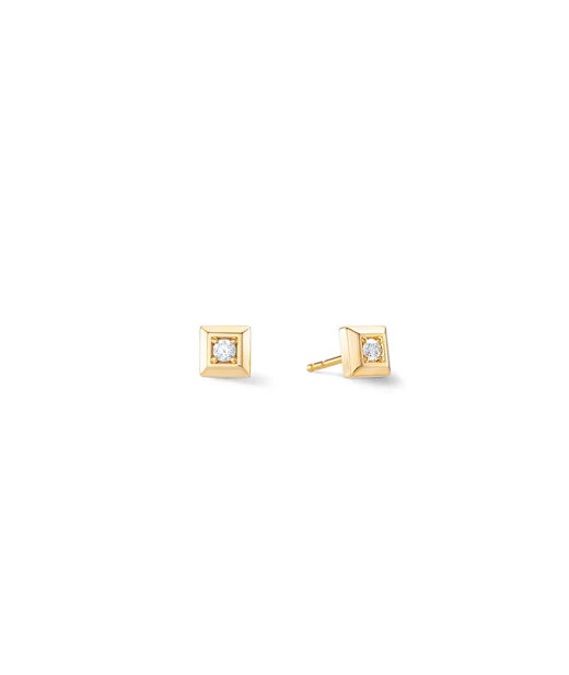 Silverörhänge Fine Edition Statement 6x6mm fg