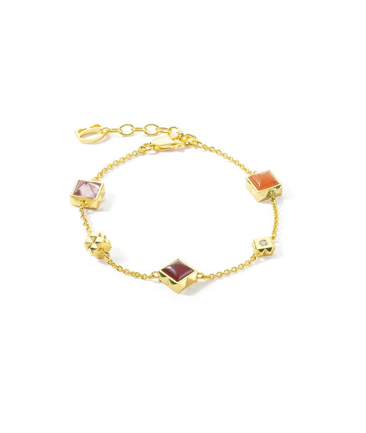 Silverarmband Fine Edition Station Red fg