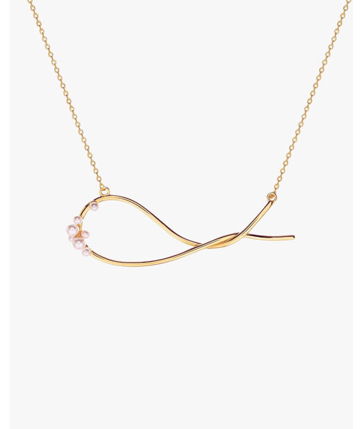 Silverhalsband Original Intertwined Design fg