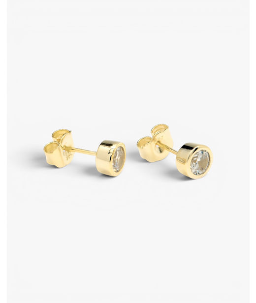 Silverörhänge Circular Design cz fg