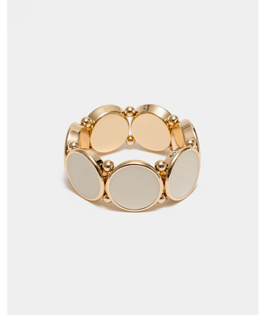 Plastarmband Ava Elastic Cognac Gold