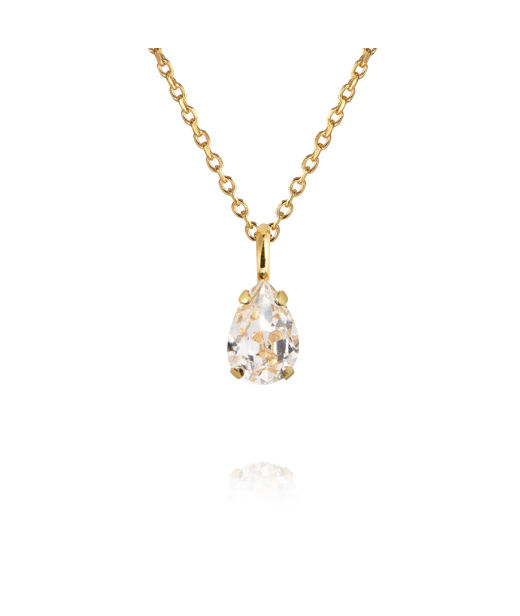 Mässinghalsband Childhood Birthstone April Gold