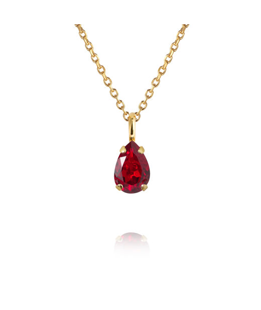 Mässinghalsband Childhood Birthstone Juli Gold