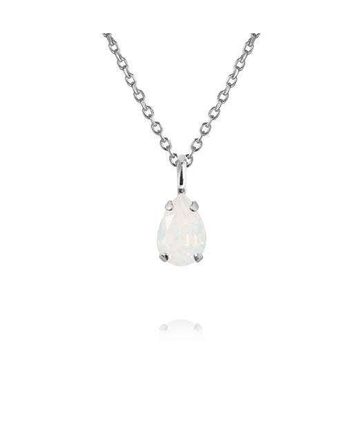 Mässinghalsband Childhood Birthstone Juni Rhodium