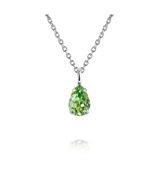 Mässinghalsband Childhood Birthstone Augusti Rhodium
