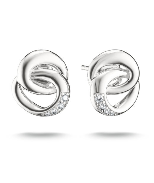Silverörhänge Together cz Studs