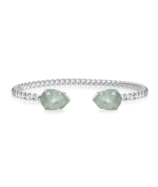 Mässingsarmband MINI DROP AGAVE IGNITE Rhodium
