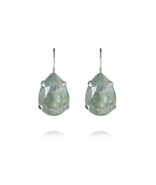 Mässingsörhängen MINI DROP CLASP AGAVE IGNITE Rhodium