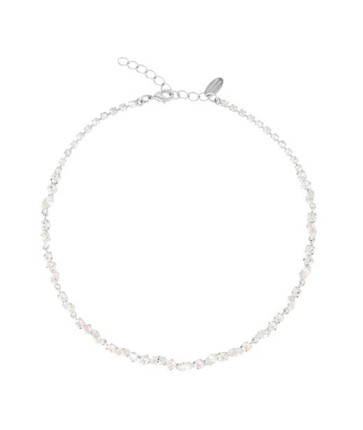 Mässingshalsband ALELIA CRYSTAL Rhodium