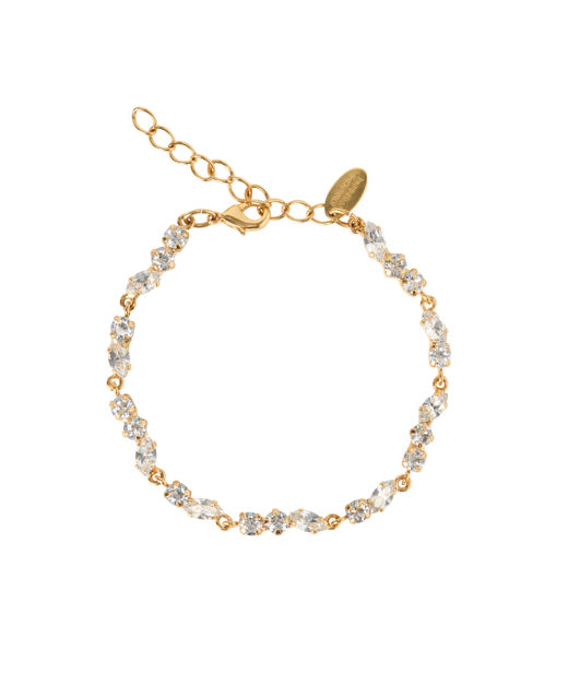 Mässingsarmband ALELIA CRYSTAL Gold