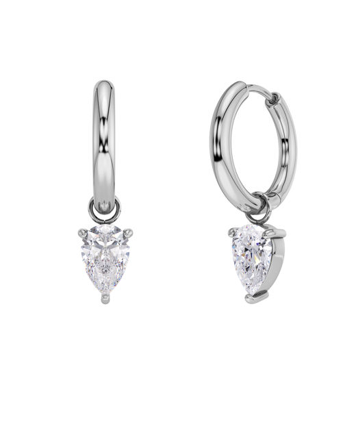 Stålörhängen Arrow Hoops L Steel AU26