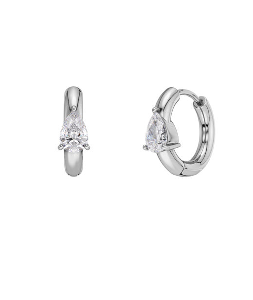 Stålörhängen Arrow Hoops S Steel AU26