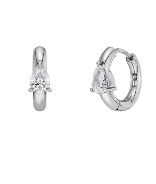 Stålörhängen Arrow Hoops S Steel AU26