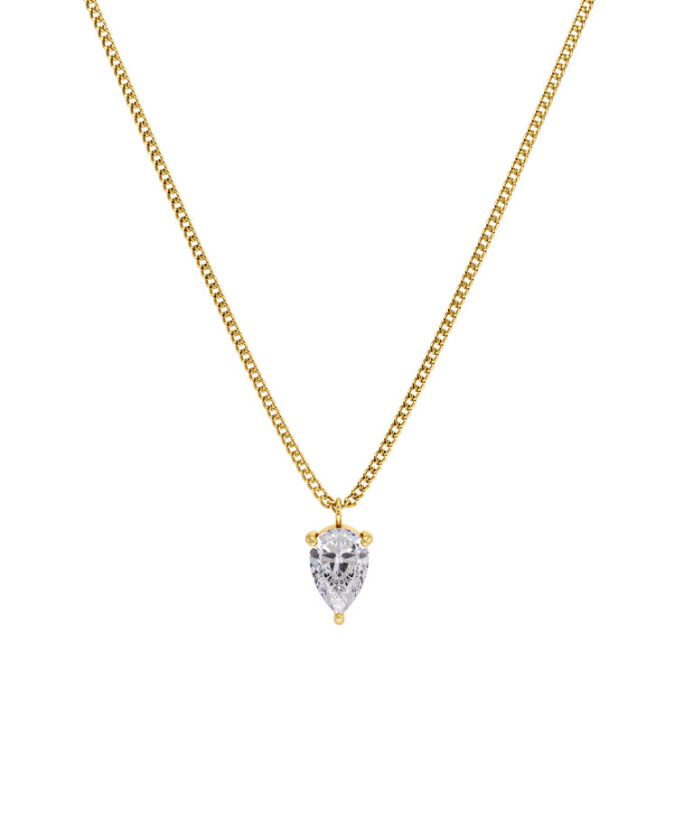 Stålhalsband Arrow Necklace Gold AU26 gold